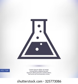 laboratory glass icon