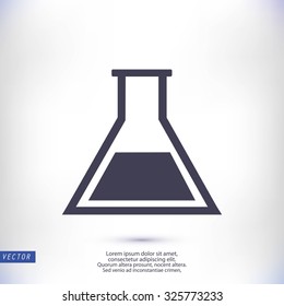 laboratory glass icon