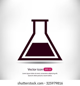 laboratory glass icon