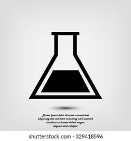 laboratory glass icon