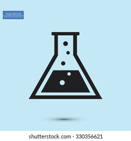 laboratory glass icon