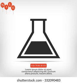 laboratory glass icon