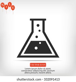 laboratory glass icon