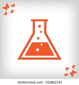 laboratory glass icon