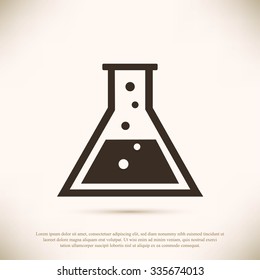 laboratory glass icon