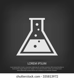 laboratory glass icon