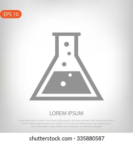 laboratory glass icon