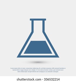 laboratory glass icon