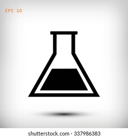 laboratory glass icon