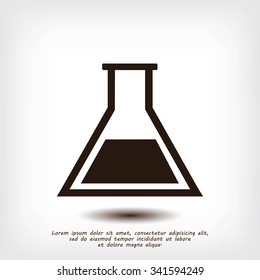 laboratory glass icon