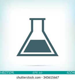 laboratory glass icon