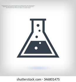 laboratory glass icon
