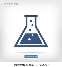 laboratory glass icon