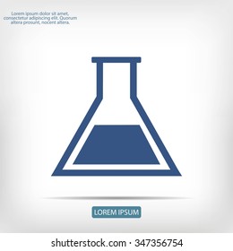 laboratory glass icon