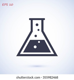 laboratory glass icon