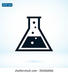 laboratory glass icon