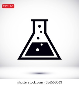 laboratory glass icon