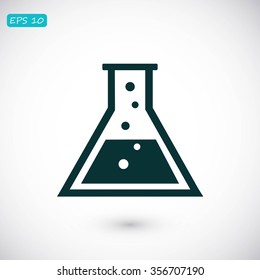 laboratory glass icon