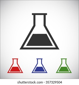 laboratory glass icon