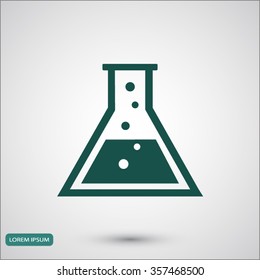laboratory glass icon
