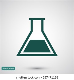 laboratory glass icon