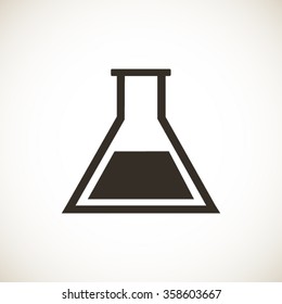 laboratory glass icon