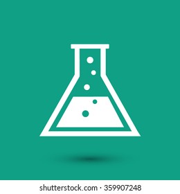 laboratory glass icon