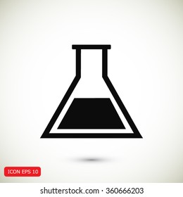 laboratory glass icon