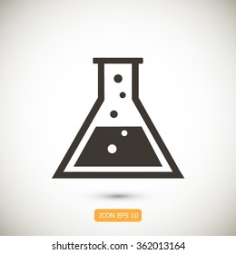 laboratory glass icon