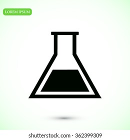 laboratory glass icon
