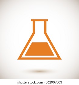 laboratory glass icon
