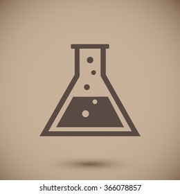 laboratory glass icon