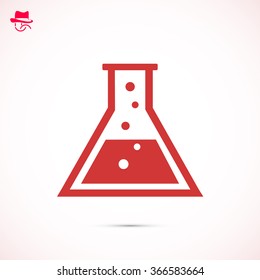 laboratory glass icon