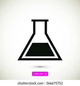 laboratory glass icon