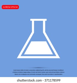laboratory glass icon