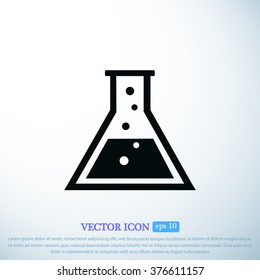 laboratory glass icon