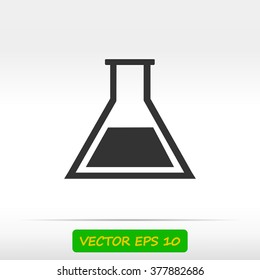 laboratory glass icon