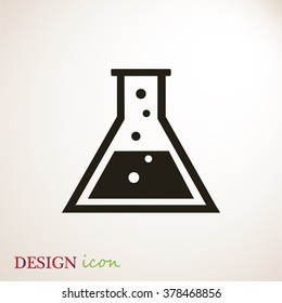 laboratory glass icon