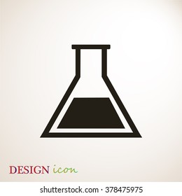 laboratory glass icon
