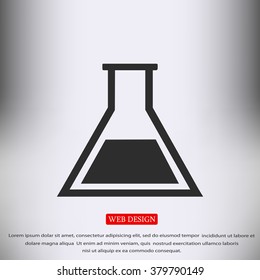laboratory glass icon