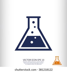 laboratory glass icon