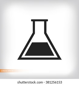laboratory glass icon