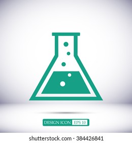 laboratory glass icon