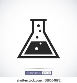 laboratory glass icon