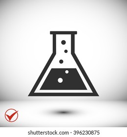 laboratory glass icon