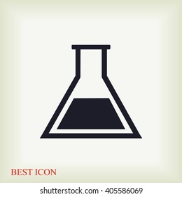 laboratory glass icon
