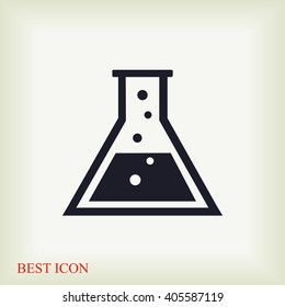 laboratory glass icon