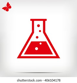 laboratory glass icon