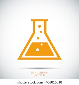 laboratory glass icon