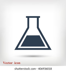 laboratory glass icon